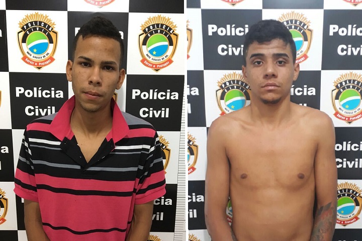 Thalisson Felipe Veja da Cruz Martins e Gabriel Angelo Antunes, ambos de 18 anos - Foto: Polícia Civil/Divulgação